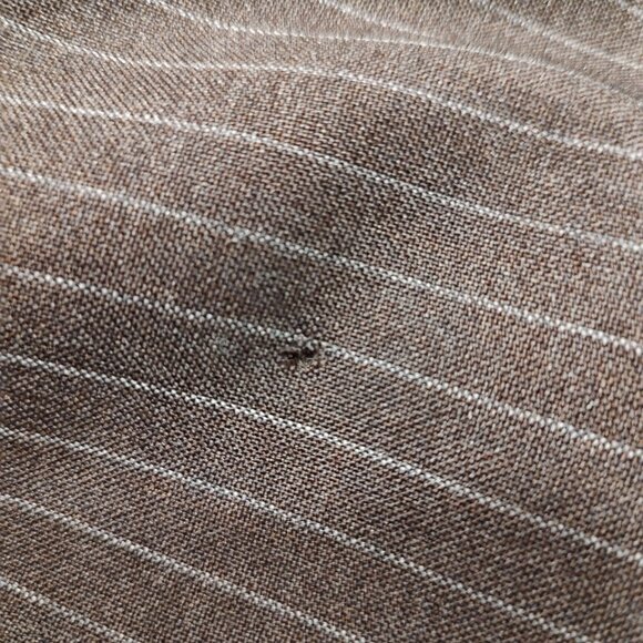 3-piece Brown Pinstripe suit - Picture 8 of 11